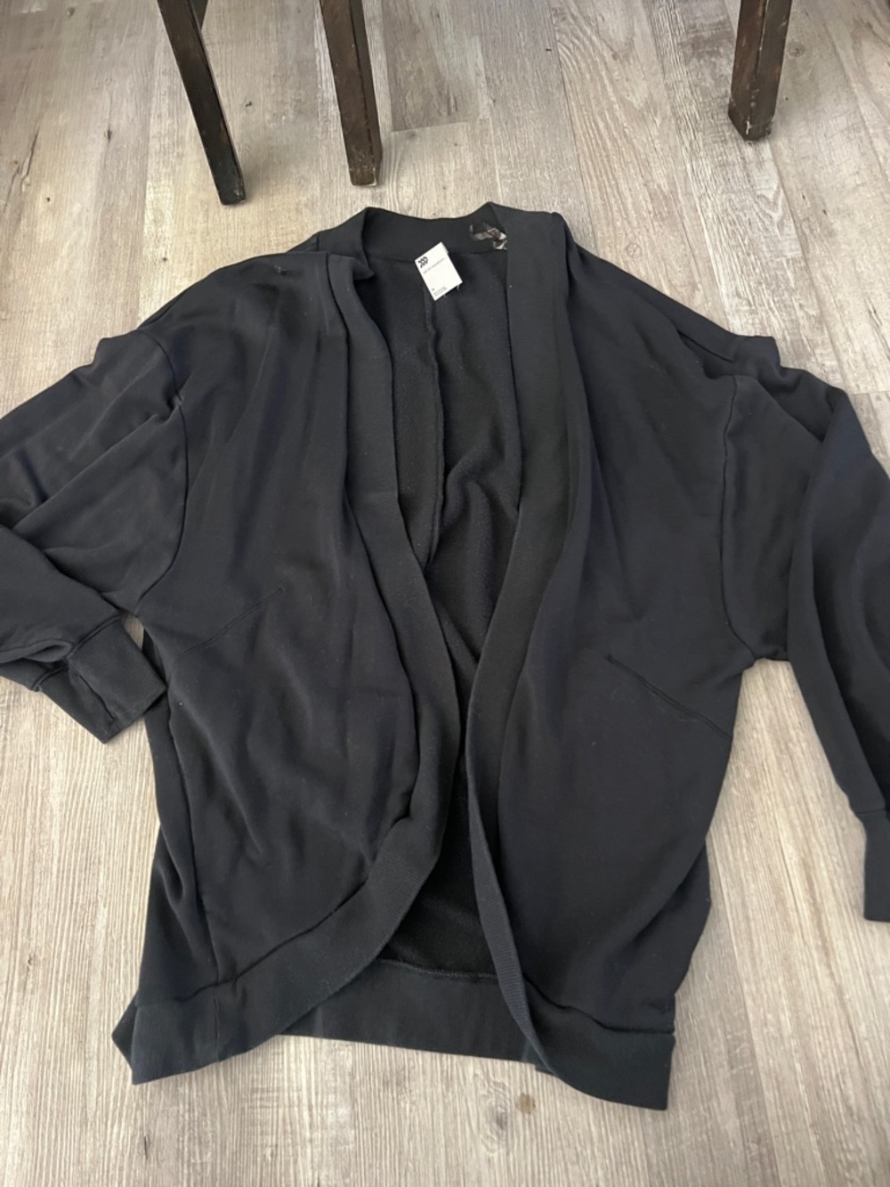 all in motion Black Open-Front Women's Cardigan